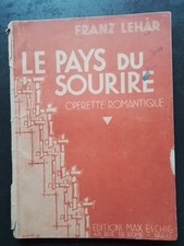 Partition ancienne operette - ancienne,