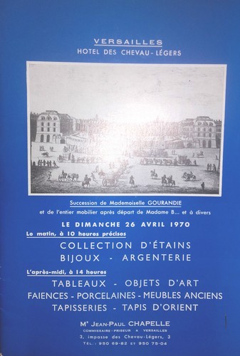 1970 catalogue vente - de,