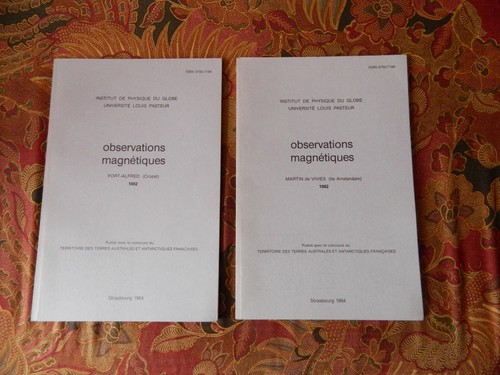 Observations magnetiques port - ,