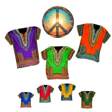 Chemise Dashiki Ethnique