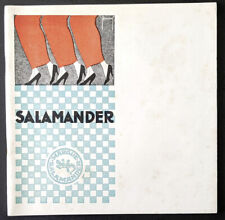Catalogue. Mode. Chaussures Salamander. Vers 1910. Paris