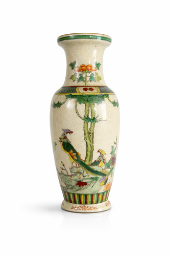 Vase chinois ancien faïence
