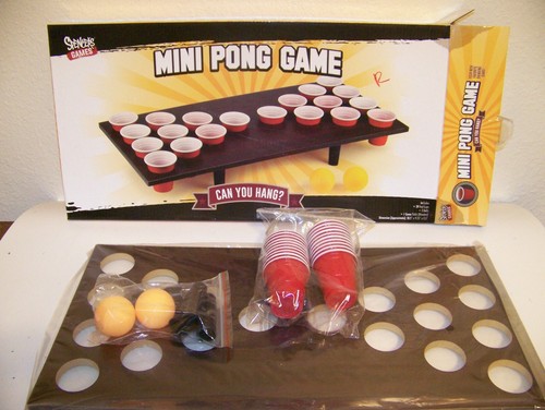 Spencer mini pong game wooden - spencer,