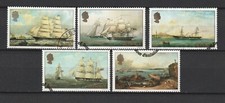ILE DE JERSEY - N° Yvert 336/340 Timbres OBL Obliterés - Artistes Voiliers