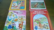 lot de 4 livres: 2 de contes -