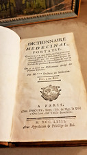 DICTIONNAIRE MEDICINAL PORTATIF Jean Guyot D'Houry 1763 i,-8, 594pp.