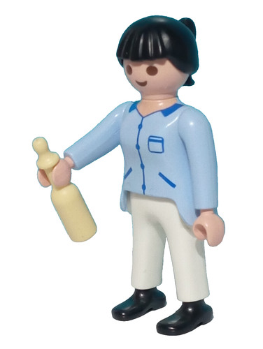 Playmobil figurine infirmière - playmobil,