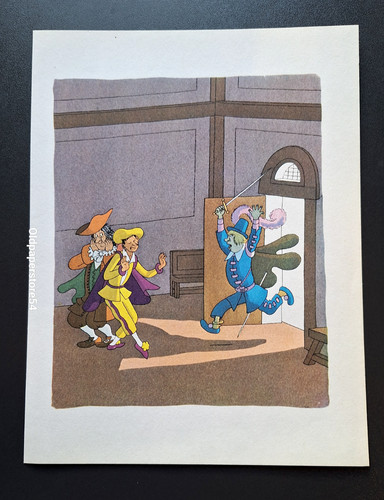 Gravure couleur albert dubout - gravure,
