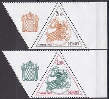 Principauté de Monaco  Timbre Taxe  neuf** N° 71 - 72  / 1982