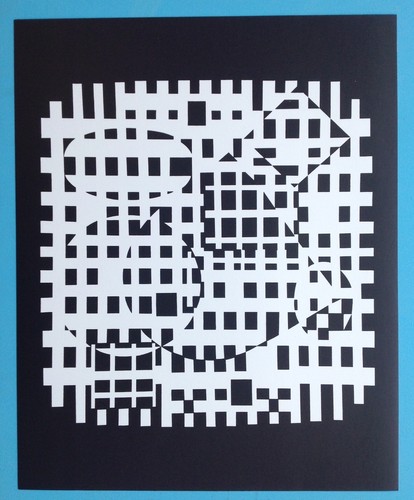 Victor vasarely estampe - vasarely,