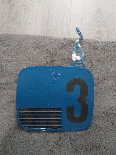 Yz80 front number plate plaque - yz80,
