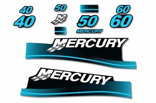 Mercury 60 autocollant - 40, 50