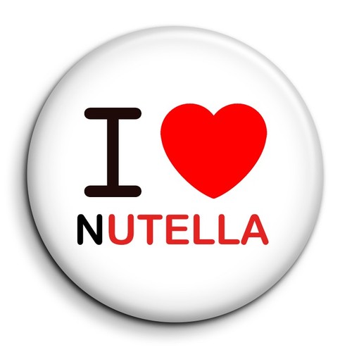 Love nutella badge 38mm - love,