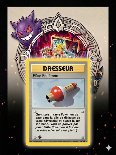 Carte pokémon flute pokemon - pokémon,