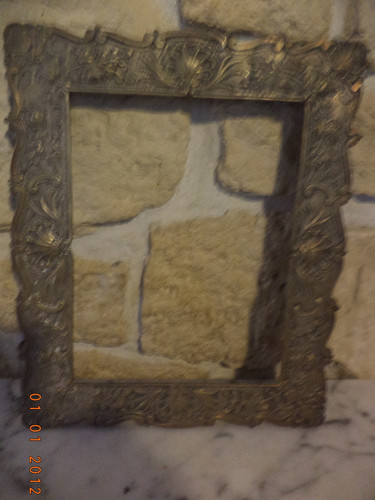 Cadre ancien ornementé - cadre,