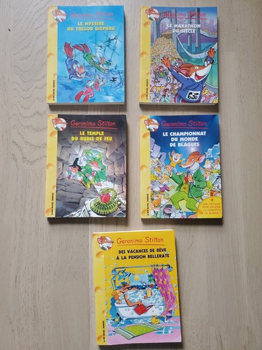 Lot livres géronimo - 5,