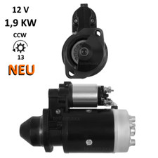 Démarreur pour Bomag BW90A BW90T BW100D Hatz Moteur Z789 Z790 Z782 1B90