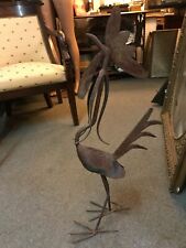 Grand coq en fer forgé dlg