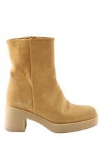 Boots en daim beiges Sessun 37