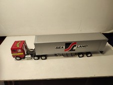 MINI POWER SHINSEI - CAMION FREIGHTLINER C.O.E REMORQUE SEALAND -1/53- BEL ETAT