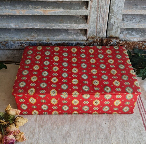 Ancienne boite couture tissu - boite,