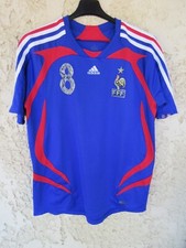 Maillot EQUIPE DE FRANCE 2006 porté n°8 ADIDAS worn shirt jersey vintage maglia