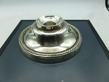 BOUGEOIR METAL ARGENTE  -