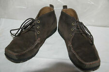  GEOX RESPIRA jolies chaussures en daim marron homme pointure 42 SUPER ÉTAT