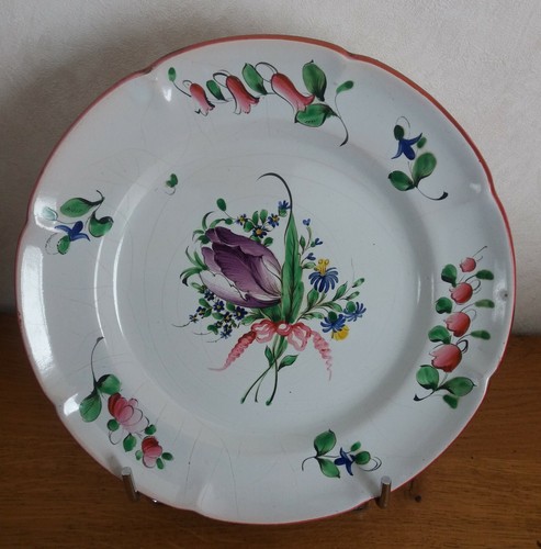 Assiette ancienne xixième - assiette,