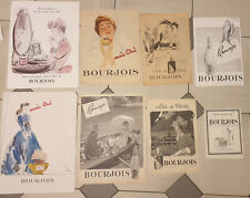 7 AFFICHES PUBLICITAIRE en trés bon état de PARFUM BOURJOIS VINTAGE