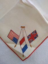 WW2 - Pochette Costume avec Drapeaux