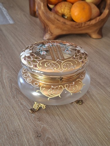 Rare bonbonnière verre - rare,