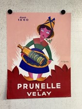 Rare Petite affiche Prunelle