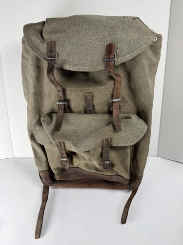 Vintage swiss army canvas - army,