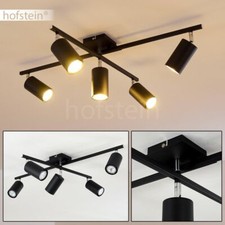 Plafonnier 5 branches Lampe à suspension Lustre Lampe de chambre à coucher Métal