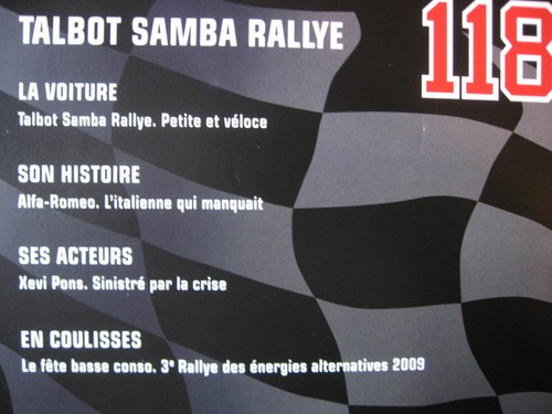 Fascicule 118 rallye - rallye, monte