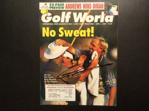 Greg norman signed - signed, autograph