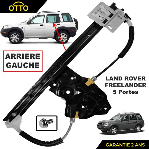 Leve vitre arriere - vitre, gauche