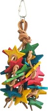 Birds LOVE Colored Wooden Star
