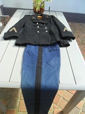 uniforme gendarmerie 3/4 année 1970 dans son jus avec pantalon 