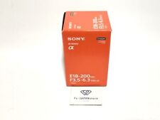 Objectif SONY E 18-200mm F3.5-6.3 OSS LE pour monture E APS-C NOUVEAU