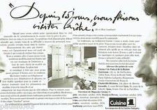 PUBLICITE ADVERTISING 066  1978  Cuisine 1   magasins de cuisine intégrée  (2 pa
