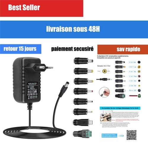 Adaptateur secteur a - a, 24