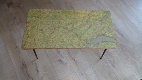 Vintage ancienne table basse - table,