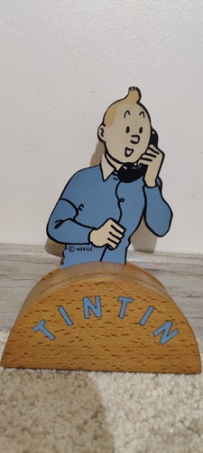 Tirelire bois tintin - tirelire,