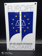 Ancienne Plaque émaillée de