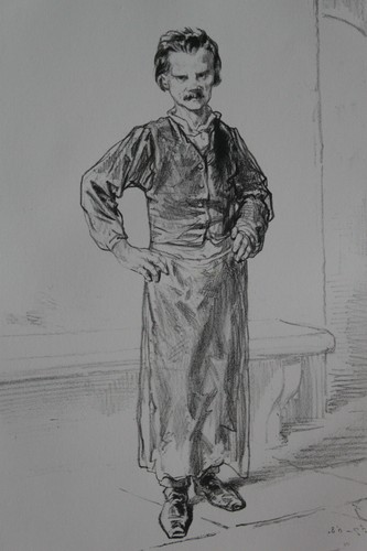 Gavarni lithographie originale - gavarni,