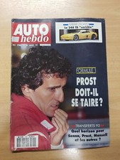 AUTO HEBDO N°790 GP HONGRIE / SPA / B. GACHOT / PORSCHE 968 / FERRARI ZAGATO