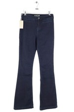 Jean bootcut en coton bleu