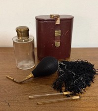 Baccarat Vaporisateur Ancien GUÉRLAÏN avec Etui En Cuir Cristal